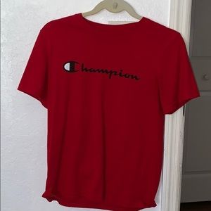 RED CHAMPION SHIRT